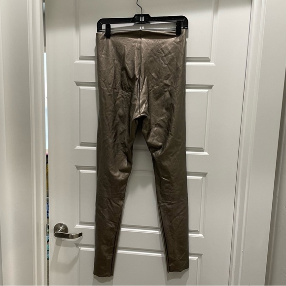 Commando Bronze Perfect Control Faux Leather Leggings Large - Picture 6 of 6